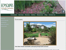 Tablet Screenshot of ecoscapes1.com
